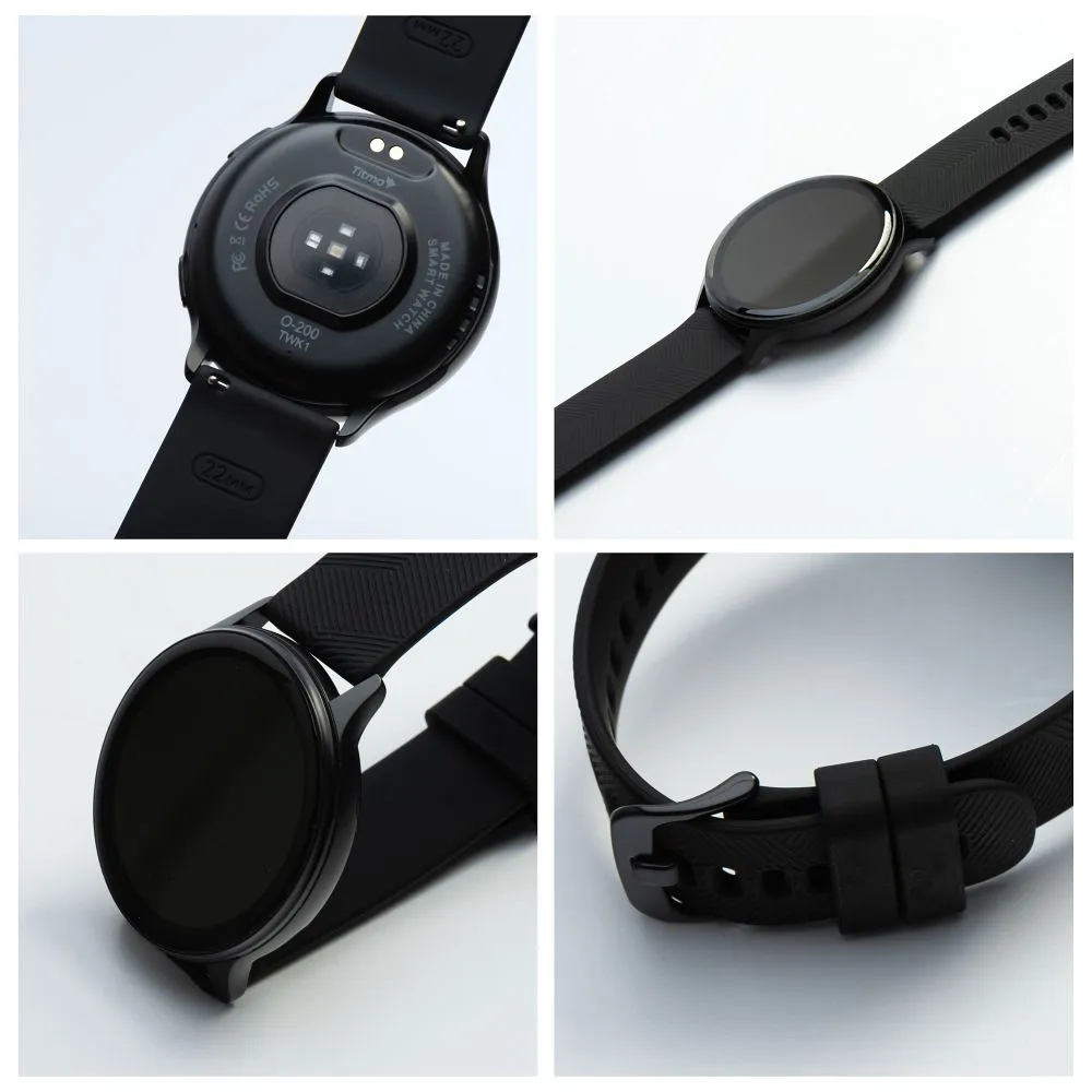 Smartwatch TITMO O-200 (GPS, AMOLED, bluetooth call, silicone strap) black - Image 11