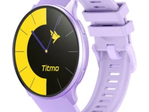 Smartwatch TITMO O-200 (GPS, AMOLED, bluetooth call, silicone strap) lavender