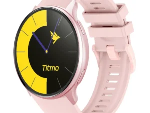 Smartwatch TITMO O-200 (GPS, AMOLED, bluetooth call, silicone strap) pink