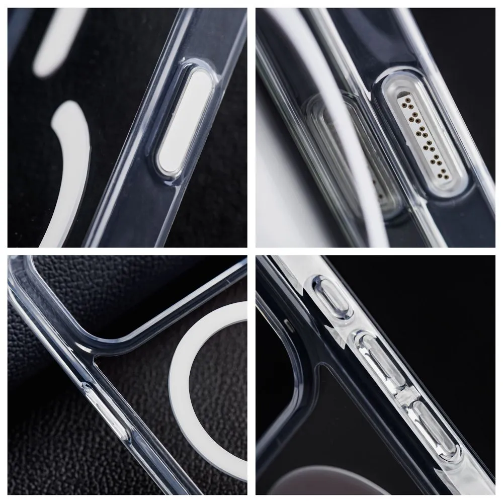 Case for iPhone 17 Forcell F-Protect Clear Hybrid Premium compatible with Magsafe transparent - 8. kép