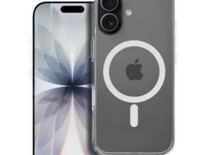 Case for iPhone 17 Forcell F-Protect Clear Hybrid Premium compatible with Magsafe transparent