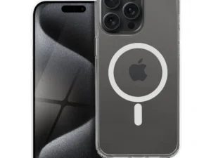 Case for iPhone 15 PRO MAX Forcell F-Protect Clear Hybrid Premium compatible with Magsafe transparent