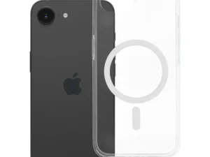 Case for iPhone 16e (SE4 2025) / 17e Forcell F-Protect Clear Hybrid Premium compatible with Magsafe transparent