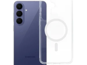 Case for Samsung S26 FE Forcell F-Protect Clear Hybrid Premium compatible with MagSafe transparent