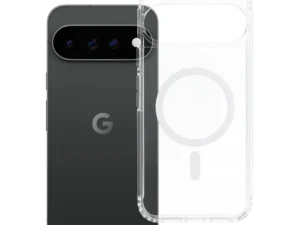 Case for Pixel 9 Pro XL / 10 Pro XL / 11 Pro XL Forcell F-Protect Clear Hybrid Premium compatible with MagSafe transparent