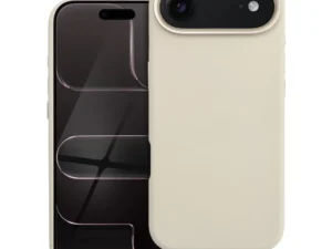Case for iPhone 17 AIR Forcell F-Protect Frame Premium compatible with Magsafe antique white 0INT