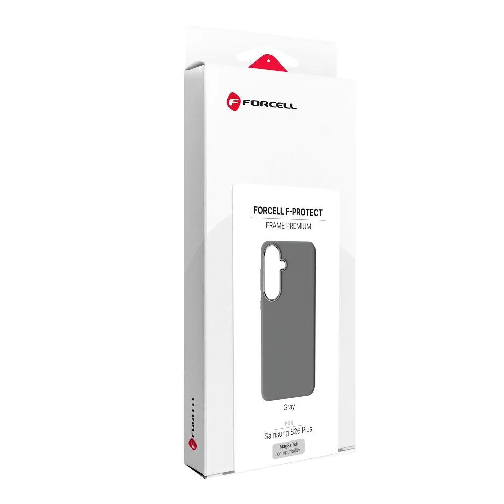 Case for Samsung S26 PLUS Forcell F-Protect Frame Premium compatible with MagSafe gray - 10. kép