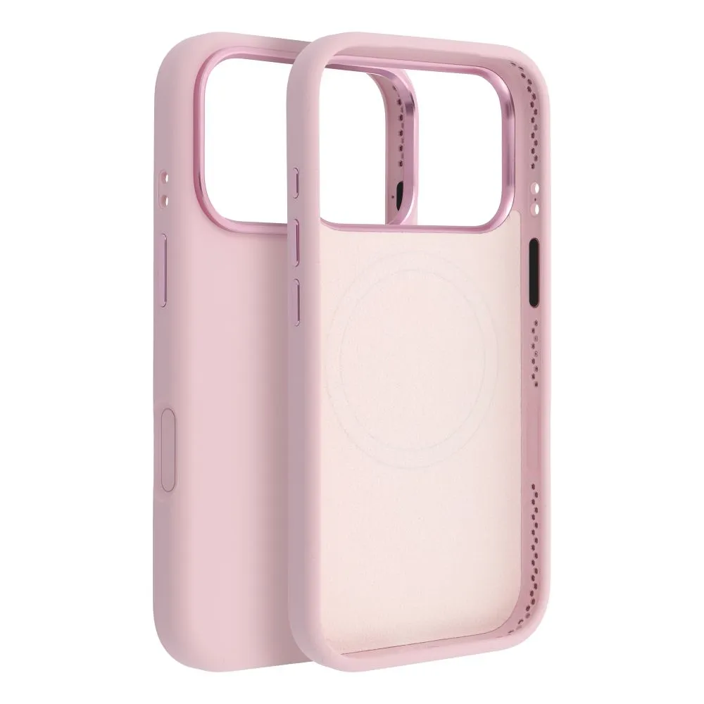 Case for iPhone 15 Forcell F-Protect Frame Premium compatible with Magsafe pink - 3. kép