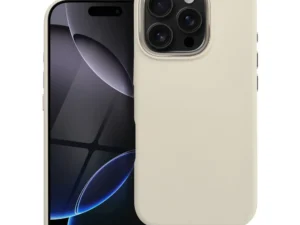 Case for iPhone 16 PRO Forcell F-Protect Frame Premium compatible with Magsafe antique white