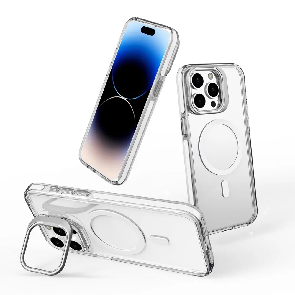 Case for iPhone 16 PRO MAX Lens Mag Cover compatible with MagSafe white - 2. kép