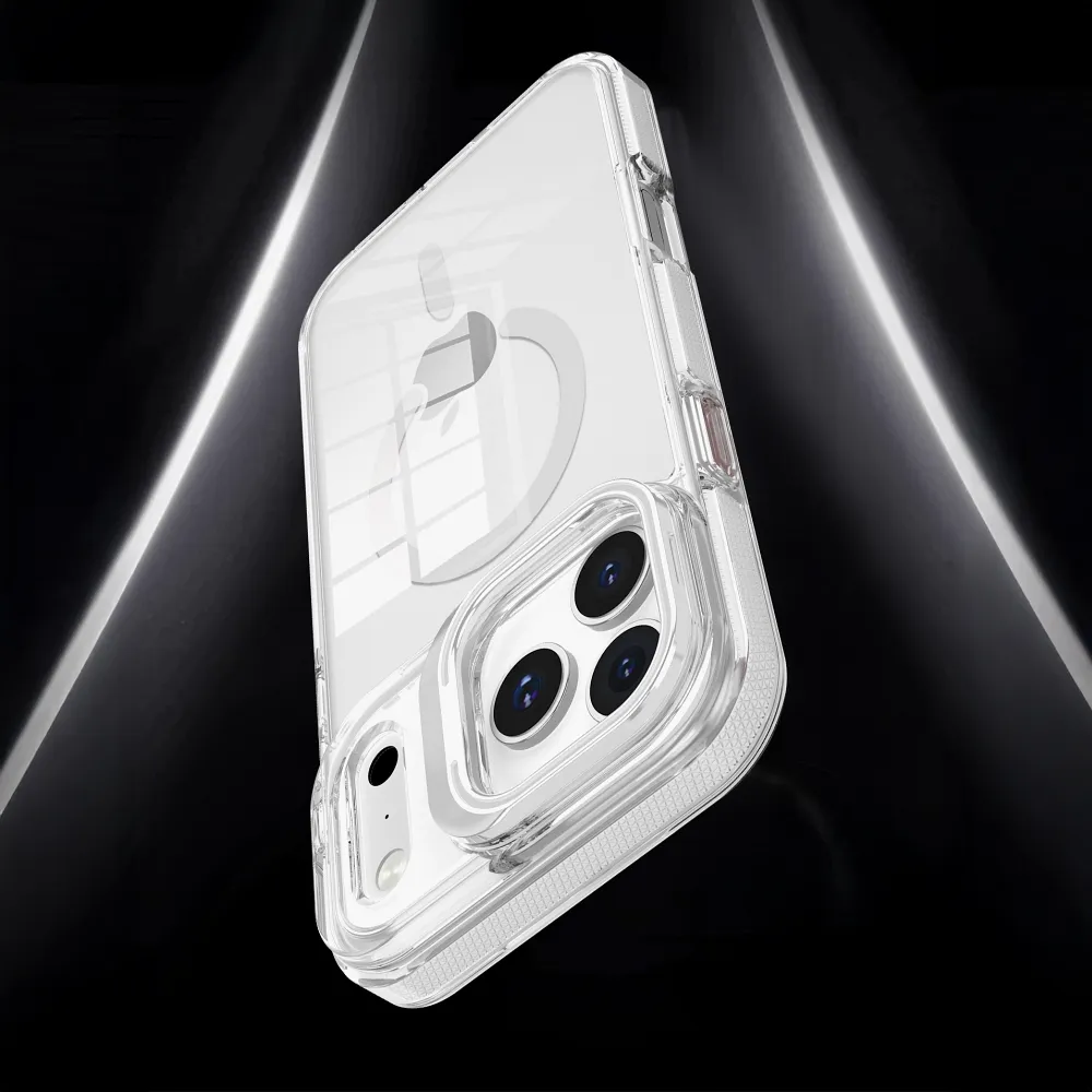 Case for iPhone 16 PRO MAX Lens Mag Cover compatible with MagSafe white - 3. kép