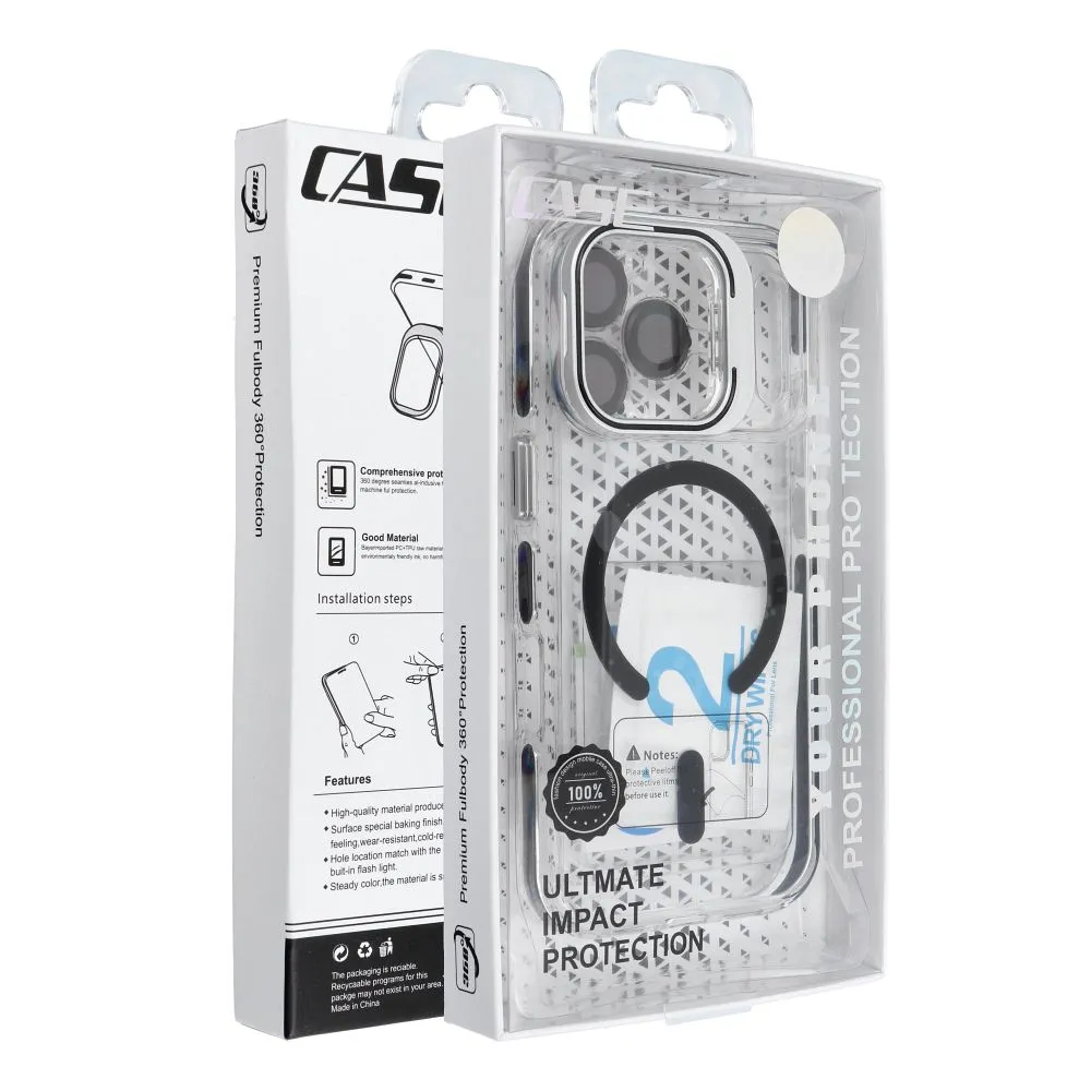 Case for iPhone 15 Lens Mag Cover compatible with MagSafe black - 9. kép