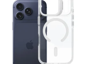 Case for iPhone 18 Pro / 17 Pro Lens Mag Cover compatible with MagSafe white