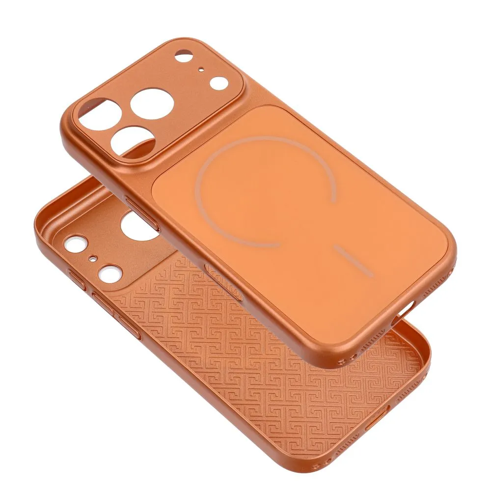 Case for iPhone 13 PRO MAX Make 17 compatible with MagSafe orange - Image 8