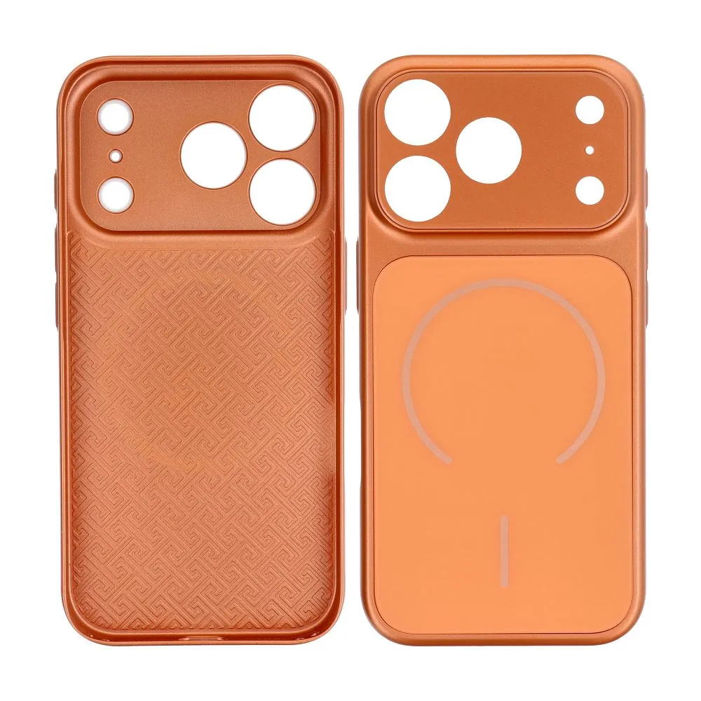Case for iPhone 11 PRO MAX Make 17 compatible with MagSafe orange - 4. kép