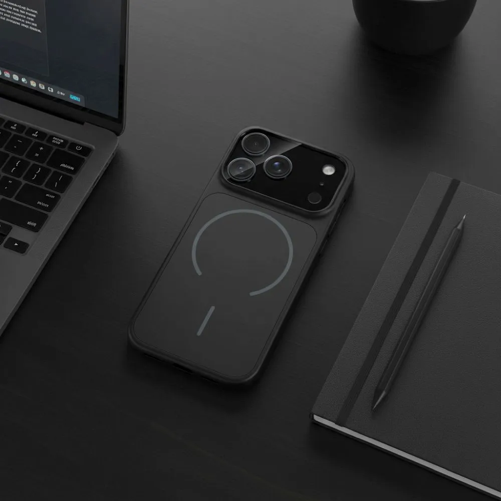 Case for iPhone 13 Make 17 compatible with MagSafe black - 7. kép