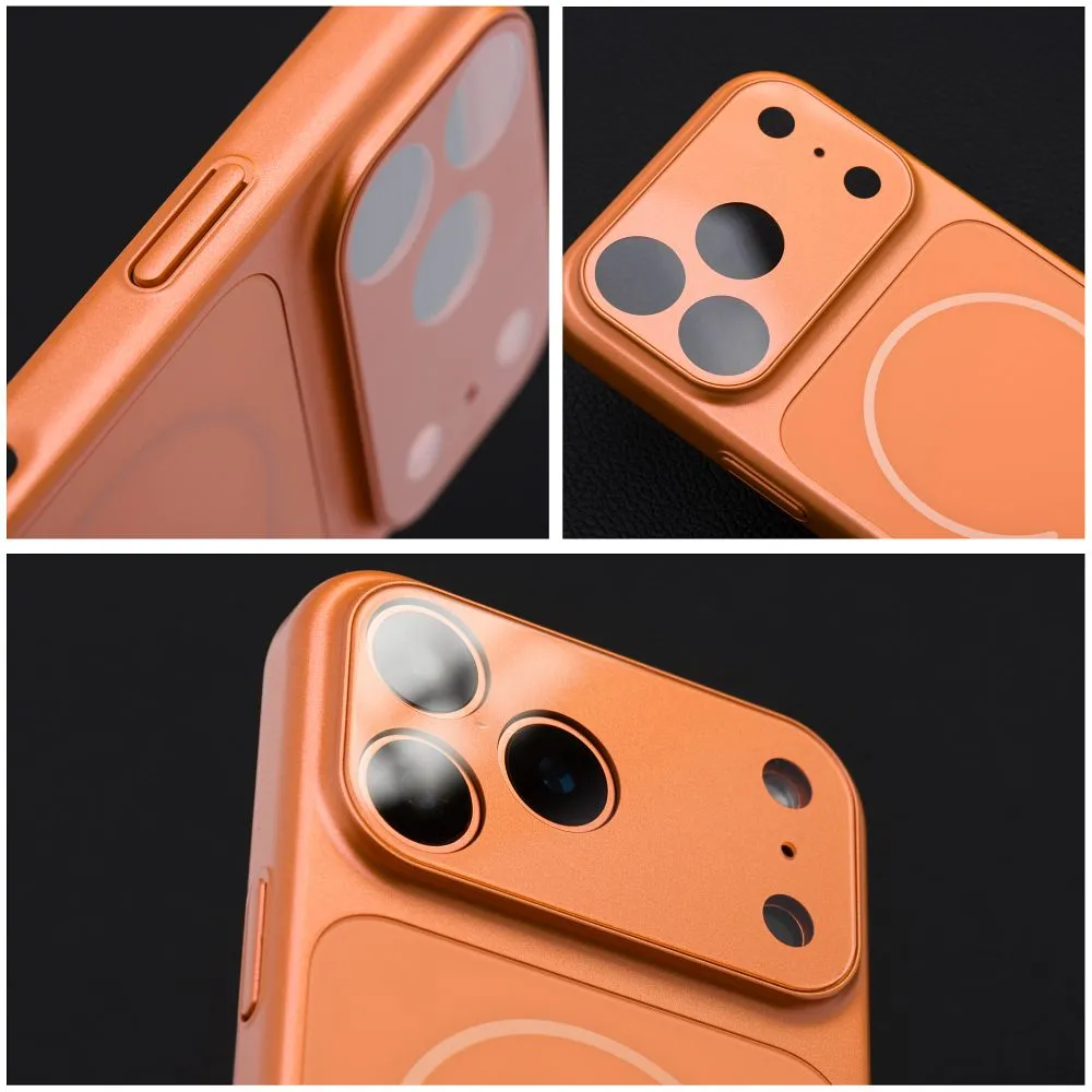 Case for iPhone 15 PRO MAX Make 17 compatible with MagSafe orange - Image 9