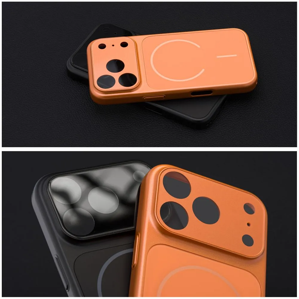 Case for iPhone 15 PRO MAX Make 17 compatible with MagSafe orange - Image 10
