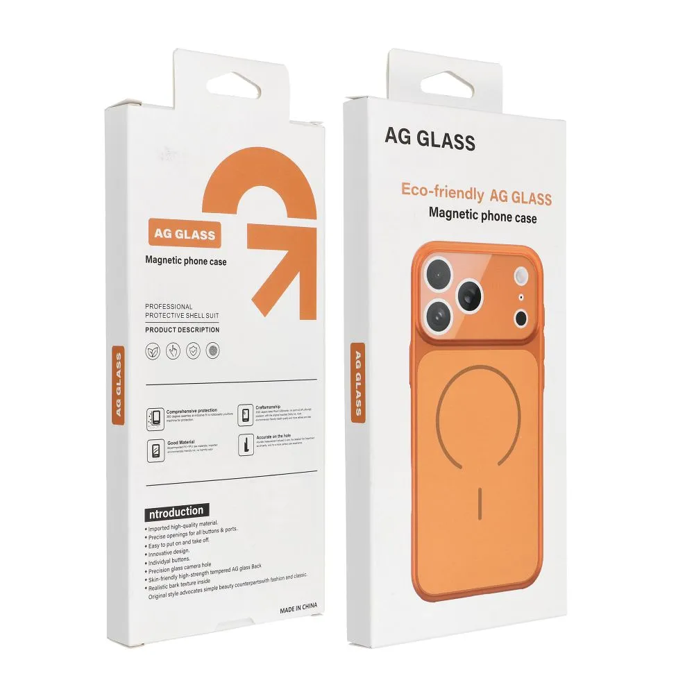 Case for iPhone 16 Make 17 compatible with MagSafe orange - Image 8