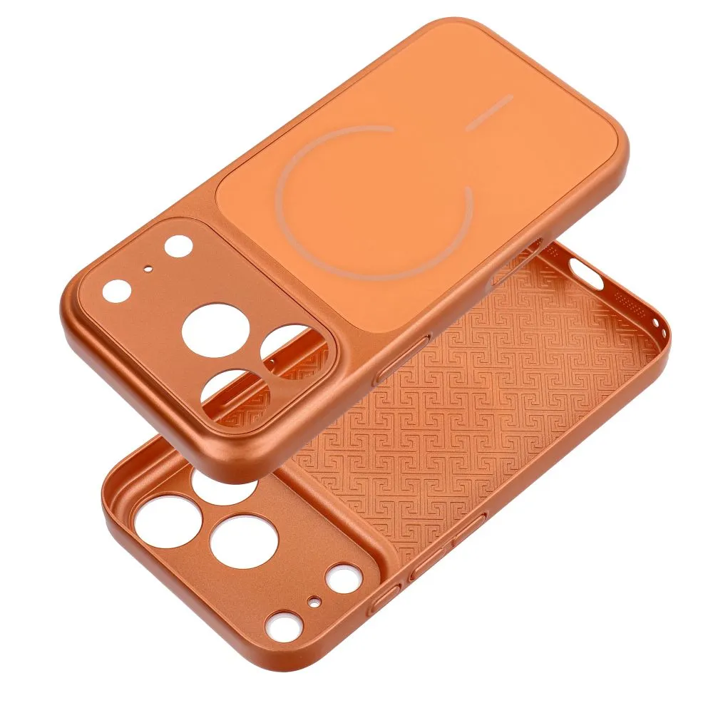 Case for iPhone 16 Make 17 compatible with MagSafe orange - Image 3