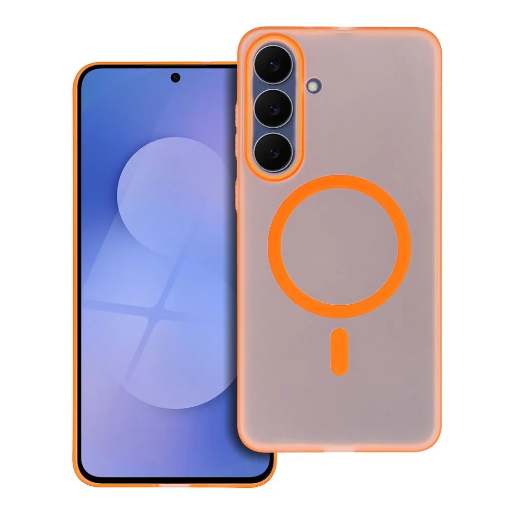 Case for Samsung A07 / A08 Go Orange compatible with MagSafe orange