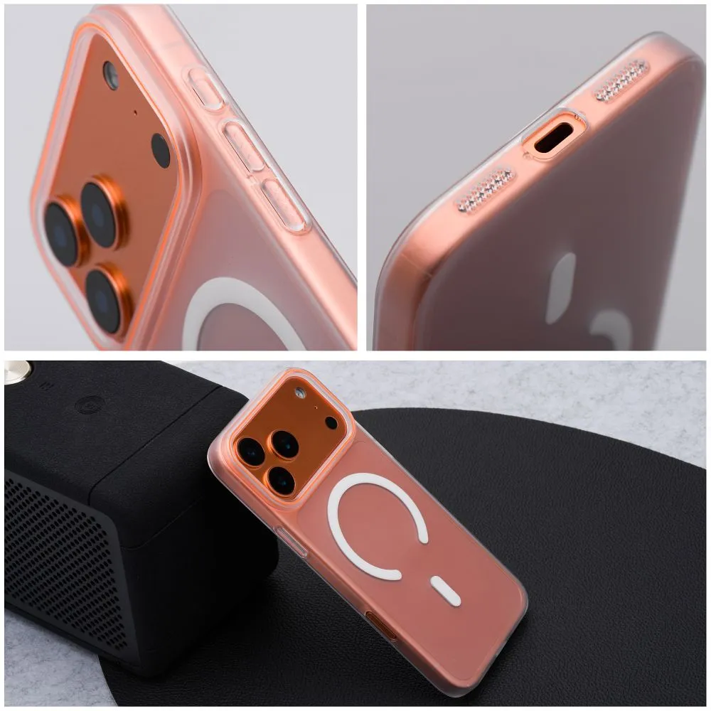 Case for Honor 400 Go Orange compatible with MagSafe transparent - Image 4