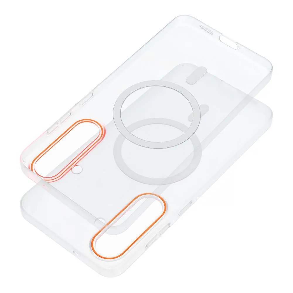 Case for Samsung S26 PLUS Go Orange compatible with MagSafe transparent - 2. kép