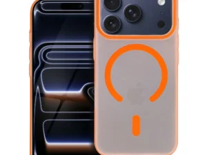 Case for iPhone 17 AIR Go Orange compatible with MagSafe orange