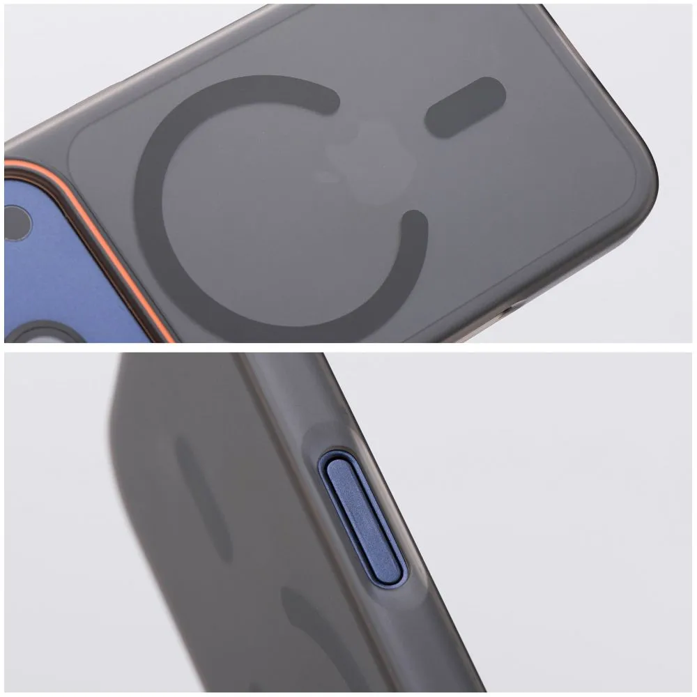 Case for Samsung S26 Go Orange compatible with MagSafe black - Image 4
