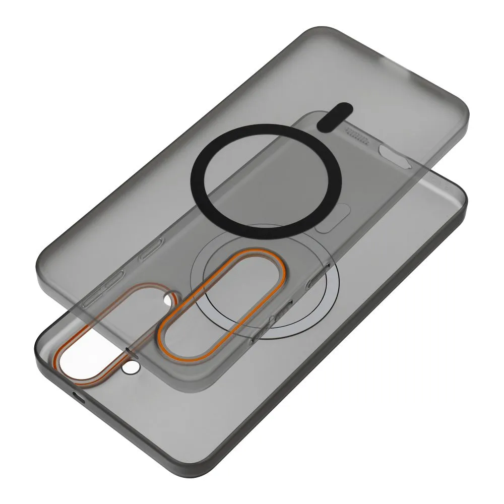 Case for Xiaomi Redmi Note 15 PRO 4G Go Orange compatible with MagSafe black - Image 2