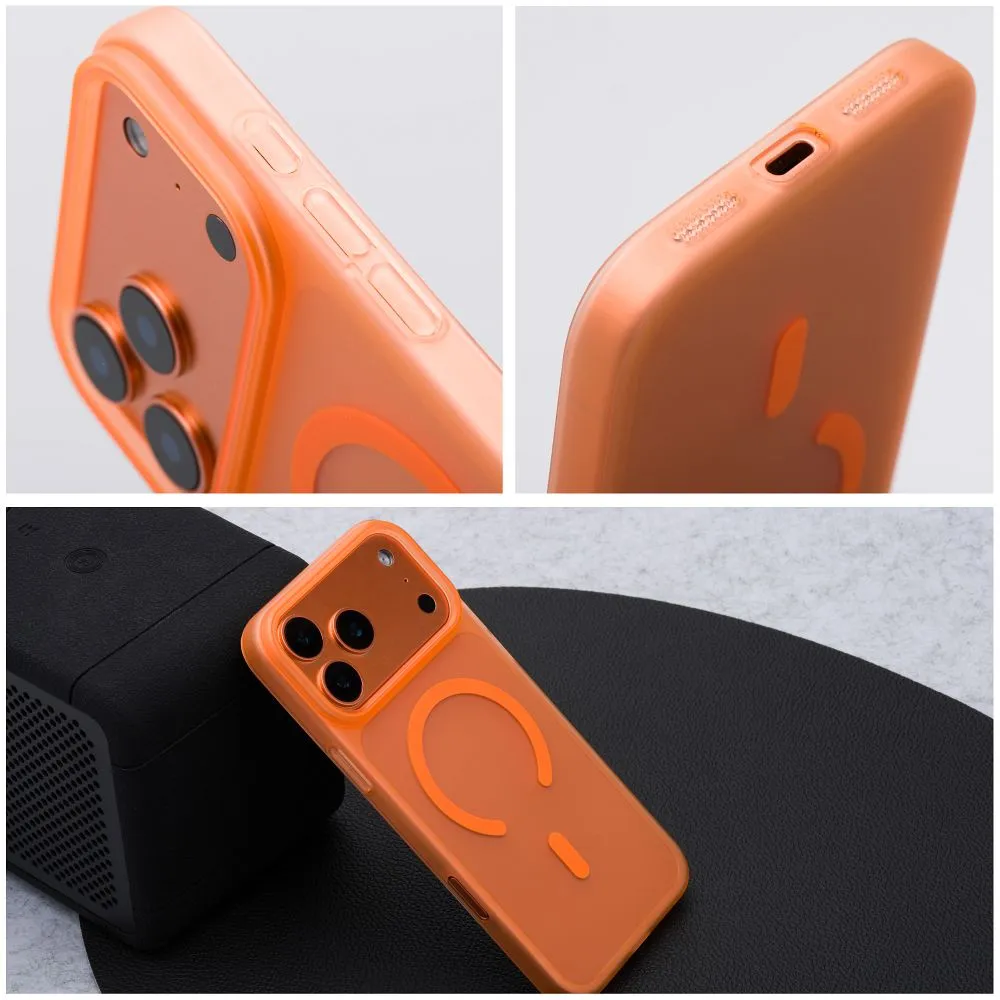 Case for Xiaomi Redmi Note 15 PRO 4G Go Orange compatible with MagSafe cosmic orange - Image 3