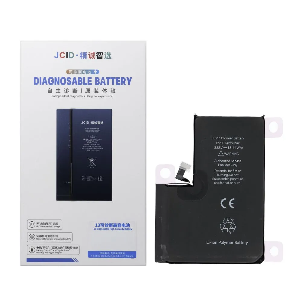 JCID Diagnosable (used) Battery for iPhone 13 Pro Max 4790 mAh (high capacity) - 2. kép