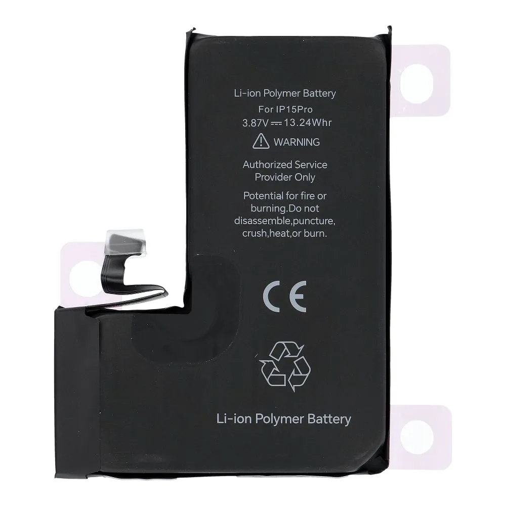 JCID Diagnosable (used) Battery for iPhone 15 Pro 3420 mAh (high capacity) - Image 3