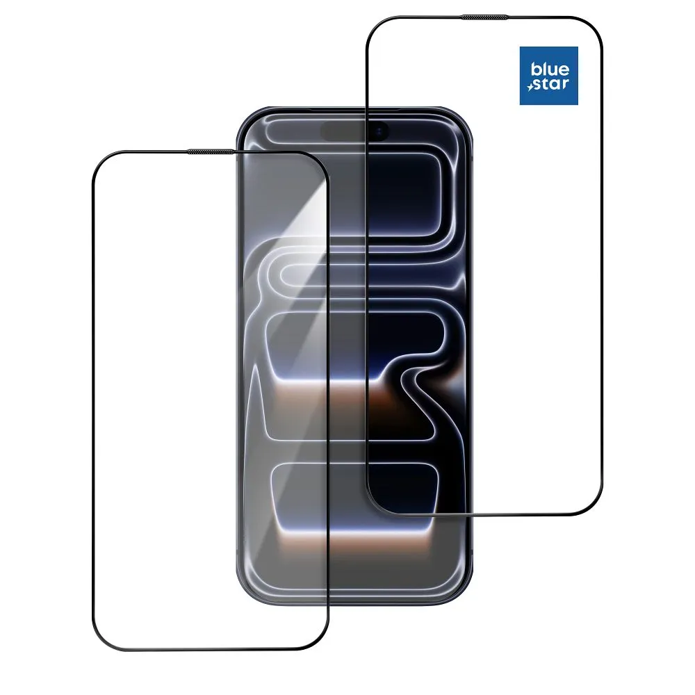 Tempered glass for iPhone 16 PRO MAX Blue Star 5D AR black - Image 8
