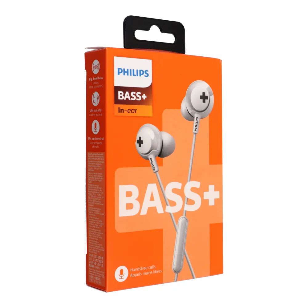 Wired earphones jack 3,5mm PHILIPS SHE4305WT białe - Image 4