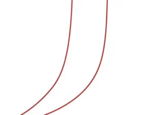 Wired earphones jack with mircophone 3,5mm MOTOROLA Ear Buds 2-s red