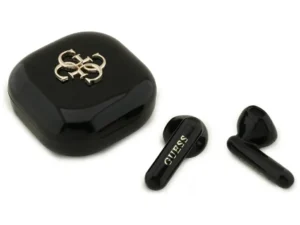 Wireless earphones TWS Guess 4G Metal Logo black