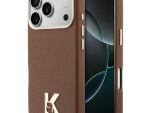 KARL LAGERFELD case for IPHONE 17 Pro Max compatible with MagSafe KLHMP17X5PGFKHGW (Karl Head Logo) brown