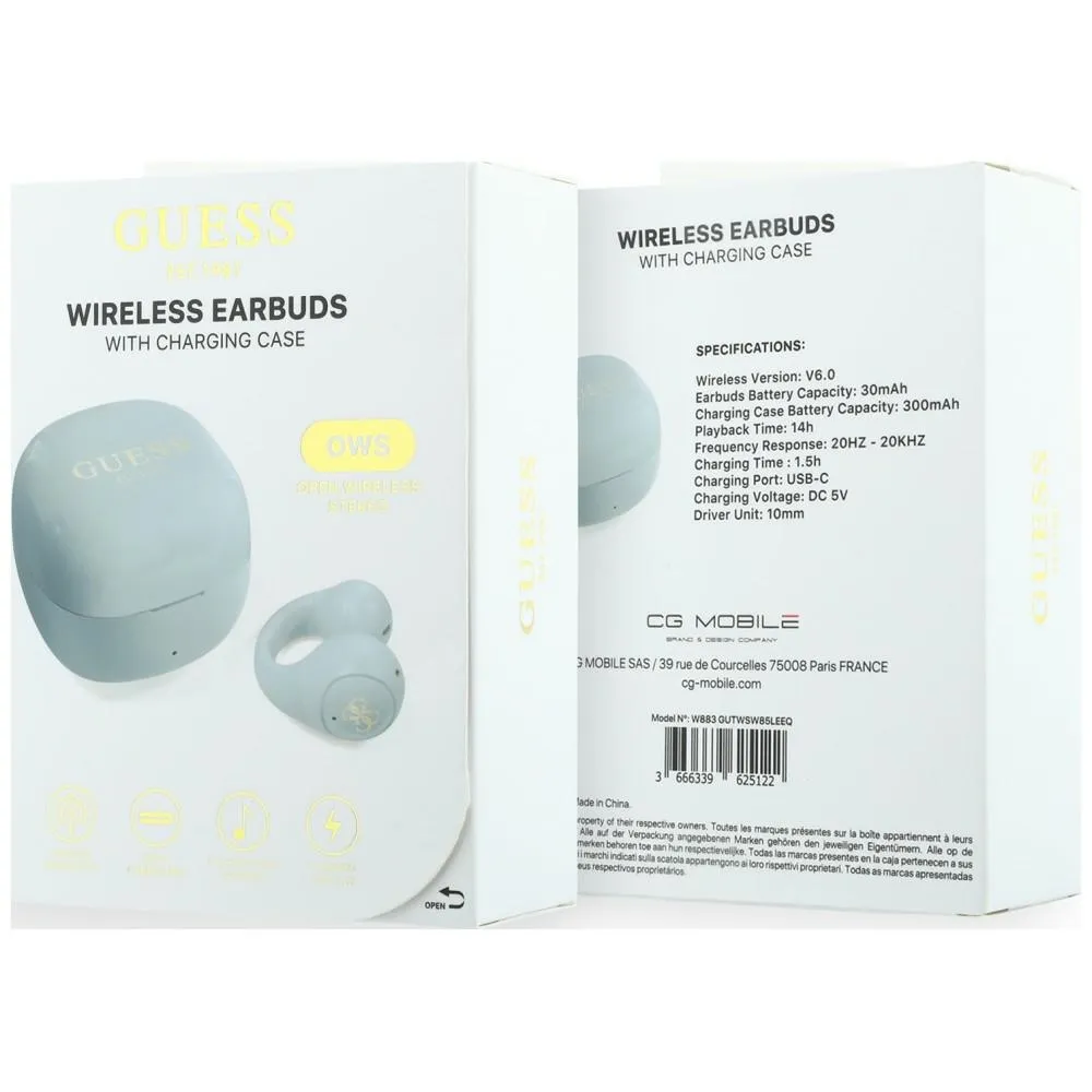 Wireless earphones OWS Guess Mini Classic turquise - 5. kép