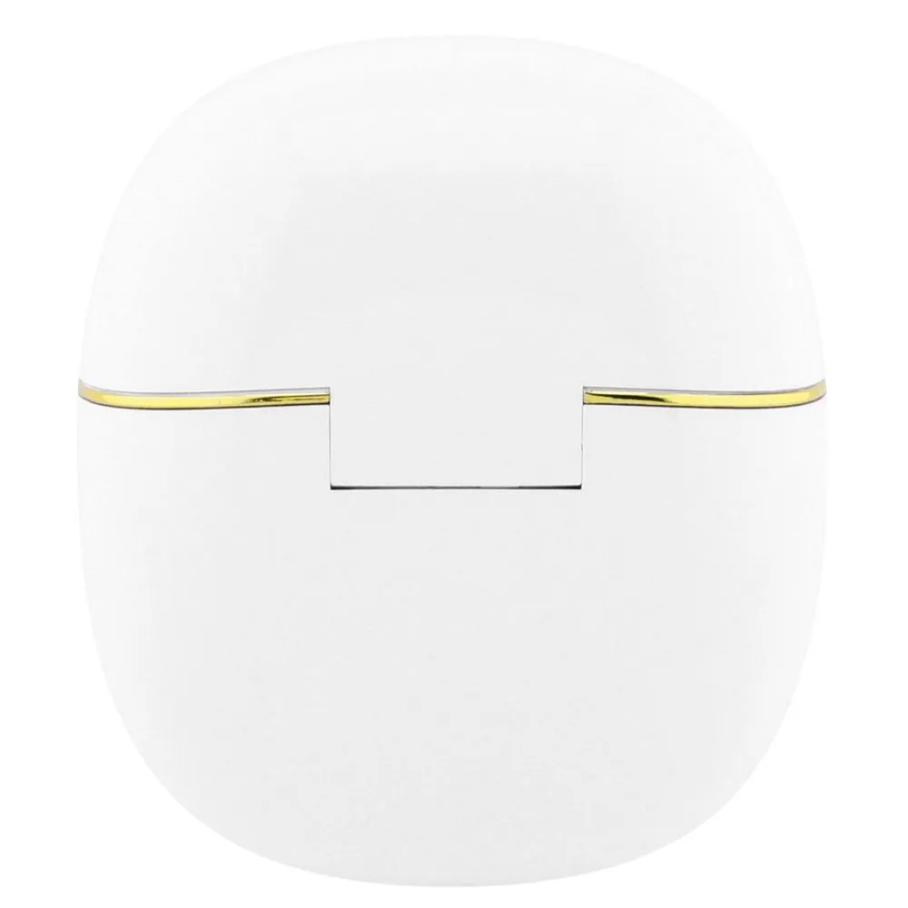 Wireless earphones TWS Guess Glossy Gold Line Classic white - Image 3