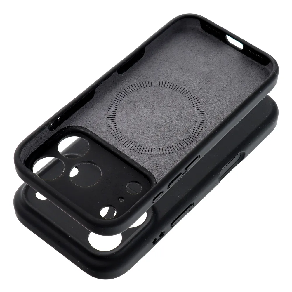 Case for iPhone 15 PRO MAX Forcell F-Protect Rubber Premium compatible with MagSafe black - Image 4