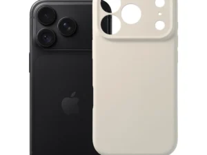 Case for iPhone 18 Pro / 17 Pro Forcell F-Protect Rubber Premium compatible with MagSafe antique white