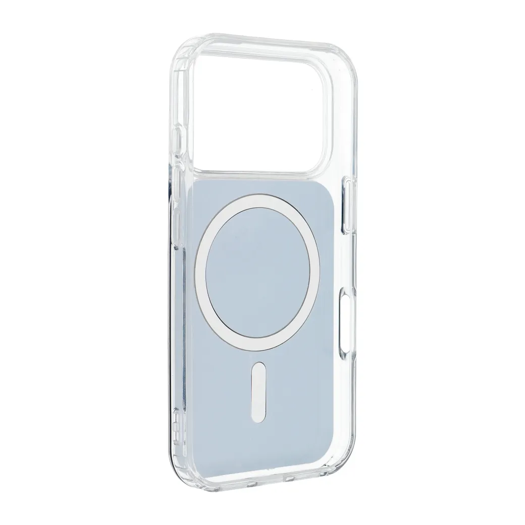 Case for iPhone 18 Pro Max / 17 Pro Max Clear Fusion Mag Cover compatible with MagSafe black - 6. kép