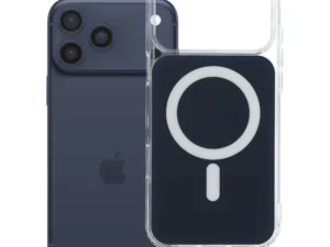 Case for iPhone 17 Pro Max / 18 Pro Max (low camera edge) Clear Fusion Mag Cover compatible with MagSafe navy blue