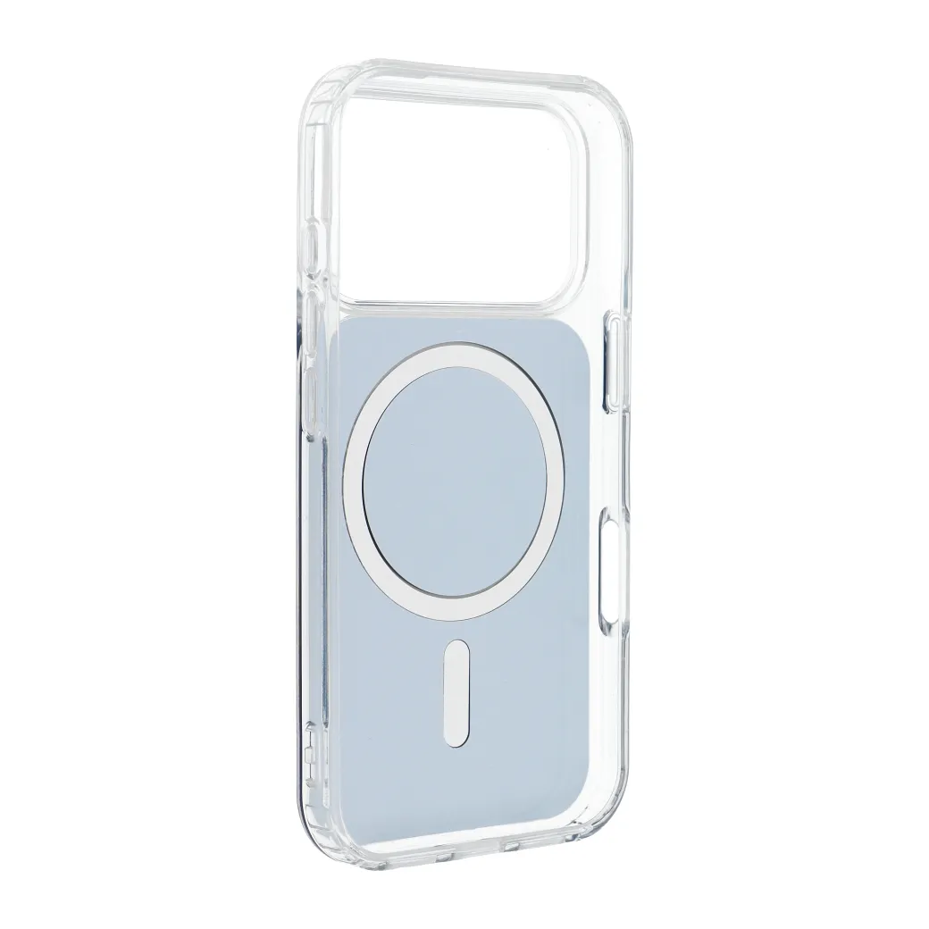 Case for iPhone 16 Clear Fusion Mag Cover compatible with MagSafe navy blue - 4. kép
