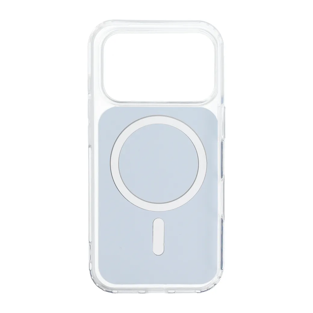 Case for iPhone 16 Clear Fusion Mag Cover compatible with MagSafe navy blue - 2. kép