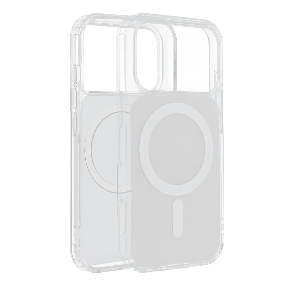 Case for iPhone 17 AIR Clear Fusion Mag Cover compatible with MagSafe white - 6. kép