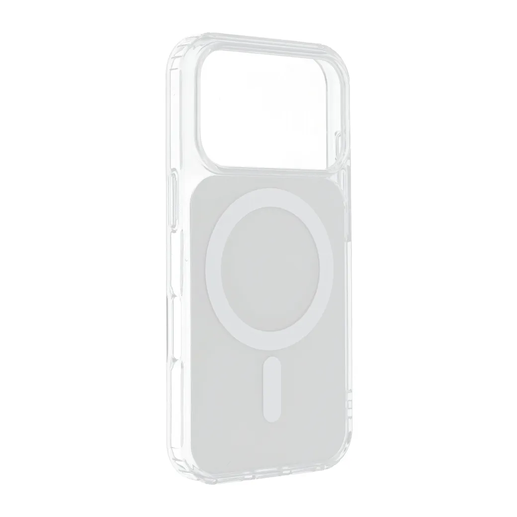 Case for Samsung S26 PLUS Clear Fusion Mag Cover compatible with MagSafe white - Image 5