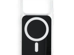 Case for iPhone 18 Pro / 17 Pro Clear Fusion Mag Cover compatible with MagSafe black