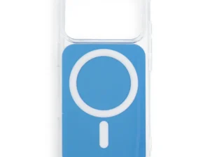 Case for iPhone 18 Pro / 17 Pro Clear Fusion Mag Cover compatible with MagSafe light blue